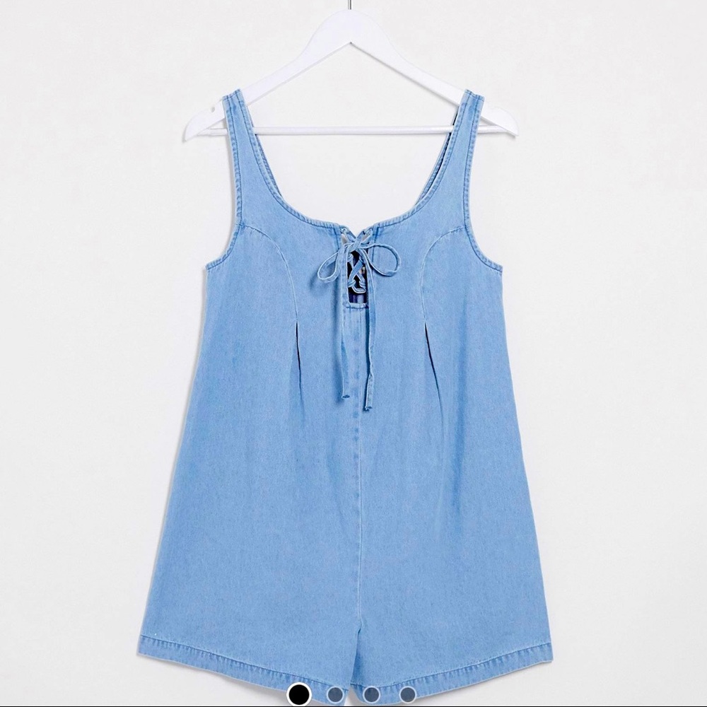 ASOS Maternity denim romper nwt